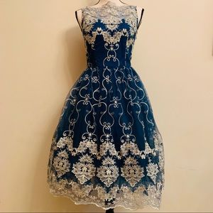 Chi Chi London Lace and Tulle Dress